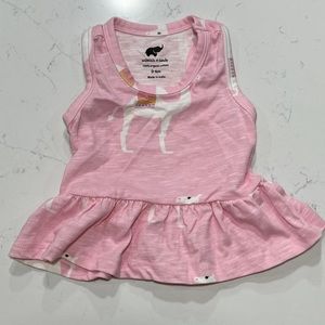 Monica + Andy Racerback Peplum Tank 🐪